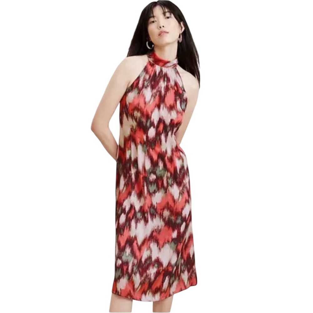 Banana Republic NWT Silky Twill Halter Dress size 4, new with tags!